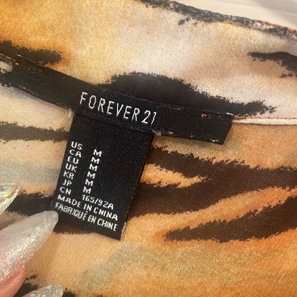 Tiger stripe blouse